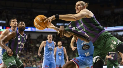 Dylan Osetkowski fue el MVP del partido de Unicaja con 9 puntos, 7 rebotes y 3 asistencias.