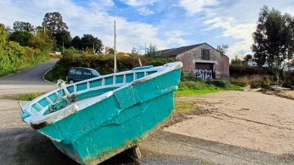 El antiguo astillero de O Puntal fue construido en los años cuarenta