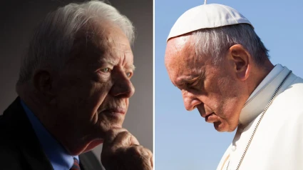 Jimmy Carter y el Papa Francisco