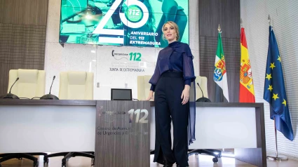 María Guardiola, durante su discurso de fin de año.