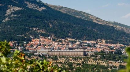 Vista del Monasterio de San Lorenzo de El Escorial