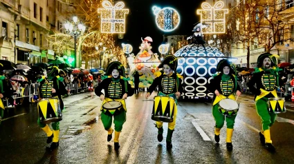 Desarrollo de la Cabalgata de Santander de 2024.