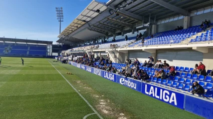 Imagen del entrenamiento a puerta abierta de hoy