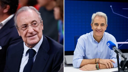 Florentino Pérez y Manolo Lama