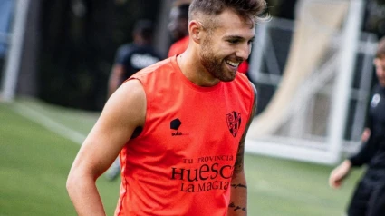 Diego González, en un entrenamiento