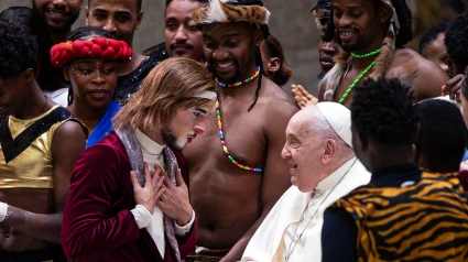 El Papa durante la audiencia general de este miércoles en el Vaticano