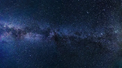 El cielo plagado de estrellas