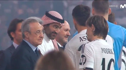 Florentino Pérez y Luka Modric