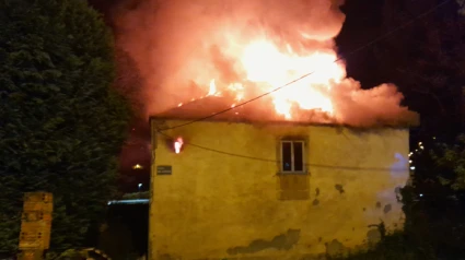 Incendio en el barrio de A Cheda