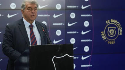 Joan Laporta, en rueda de prensa