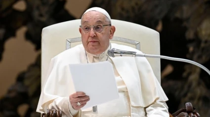 El Papa Francisco durante la Audiencia