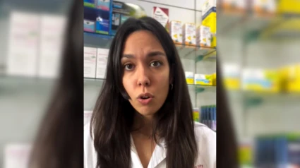 Captura de pantalla de un vídeo de la farmacéutica Emma Camarasa @emmaceutica