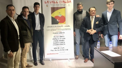 Presentación del cartel del festival taurino de La Vall D’Alba