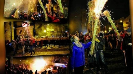 Festa dos Fachós en Castro Caldelas