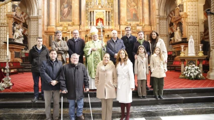 Foto con algunos representantes de medios de comunicación