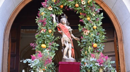 El Escorial y San Lorenzo honran a San Sebastián