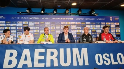 Rueda de prensa España-Japón Mundial de balonmano