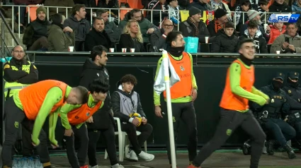 Insultos a Kubo y a Barrene en Mestalla