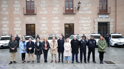 Talavera recibe del Ayuntamiento siete vehículos para policía local