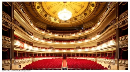 Interior del Teatro Campoamor de Oviedo