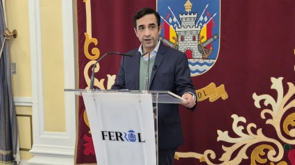 El alcalde de Ferrol este lunes tras la celebración de la Junta de gobierno