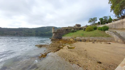 Foto de archivo del castillo de San Felipe en Ferrol