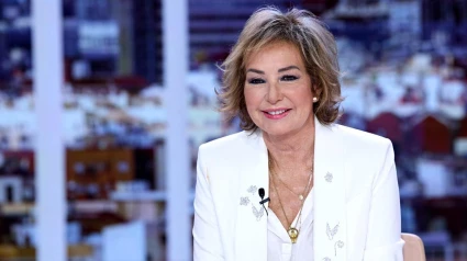 Ana Rosa Quintana, en un plató de Telecinco