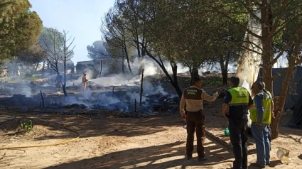 (Foto de ARCHIVO)Incendio de chabolas en Lucena.JUNTA DE ANDALUCÍA05/5/2022