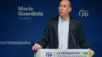 El portavoz de los populares extremeños, José Ángel Sánchez Juliá