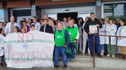 Manifestación en el Hospital Campo Arañuelo