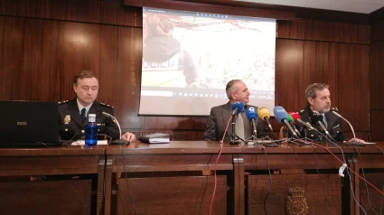 Presentación de la operación policial