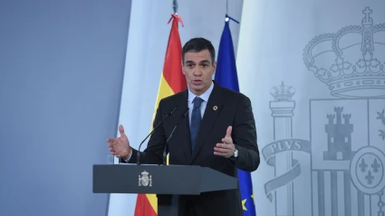 El presidente del Gobierno, Pedro Sánchez, durante una rueda de prensa tras el Consejo de Ministros