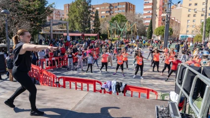 Exhibición de zumba de una edición anterior