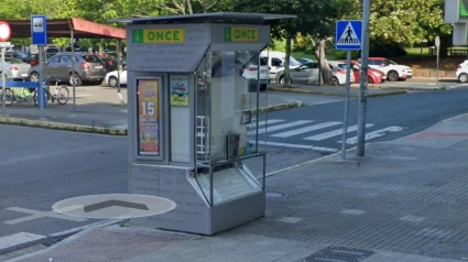 Kiosko de O Inferniño en donde se vendió el premio