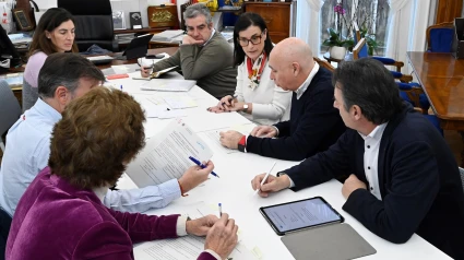 Reunión entre el Ayuntamiento de Santander y el Racing