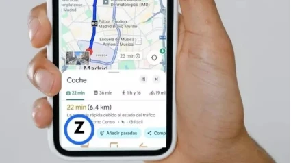 Símbolo de la 'Z' en Google Maps