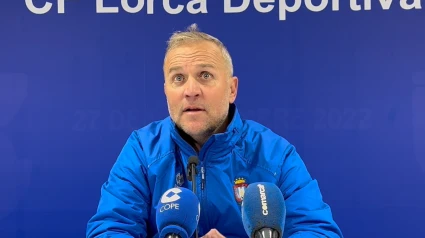 Sebas López, técnico del CF Lorca Deportiva analiza la previa del partido ante el filial del FC Cartagena.