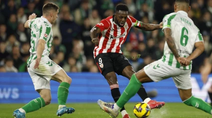 Iñaki Williams, en el Betis - Athletic de Bilbao