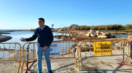 Reconstrucción de la cañería de agua en la Mar Chica en Benicarló