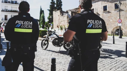 Agentes de la Policía Local de Mérida