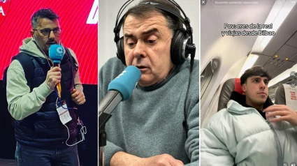 Marco Antonio Sande y Mauri Idiakez hoy con Tiempo de Txoko y el influencer Iker Álvarez