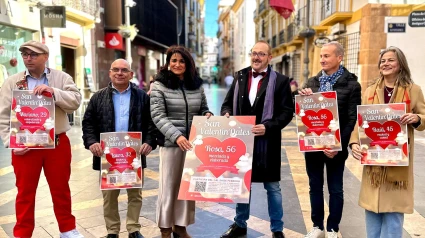 Presentación de la campaña de San Valentín Dates en calle Corredera de Lorca