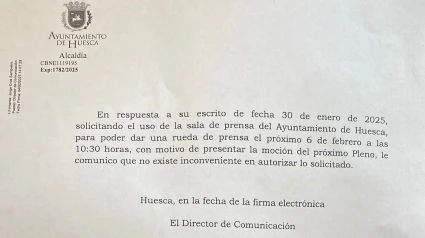 Autorización del departamento de comunicación