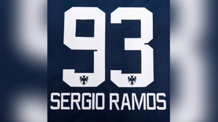 Imagen del dorsal 93 que llevará Sergio Ramos en Rayados de Monterrey