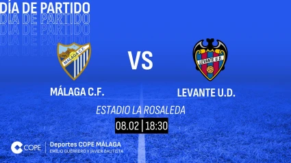 Horario y dónde ver y escuchar el Málaga-Levante de este sábado 8