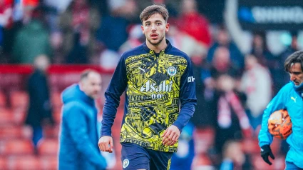 Nico González debutaba este sábado como jugador del Manchester City.