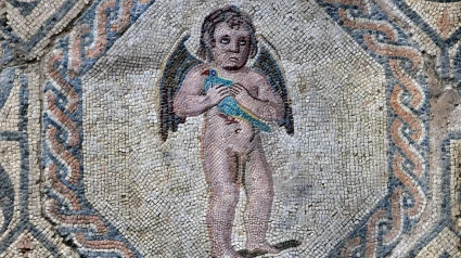 El mosaico de Cupido en la Casa del Mitreo: un dios del amor inmortalizado en piedra