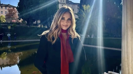 Chiara Ferragni en la Alhambra de Granada