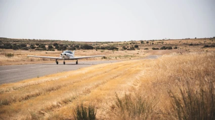 Pista del aerodromo