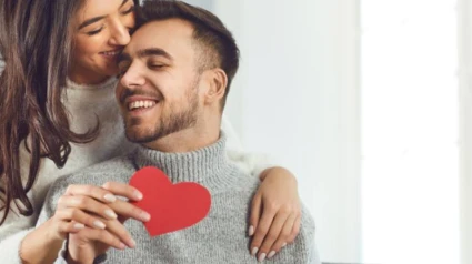 Pareja durante San Valentín